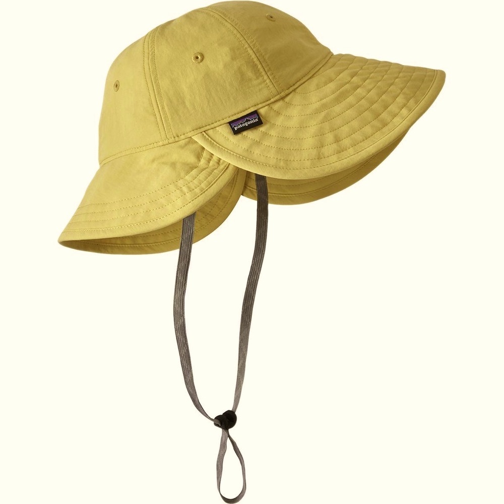 Patagonia Hike Bucket Hat Sun Hat Yellow Size L